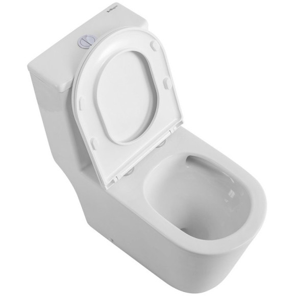 Унитаз моноблок BelBagno Tre-Tor BB673CP-MN-TOR/SC с сиденьем Микролифт