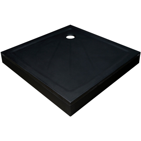 Душевой поддон из искусственного камня Ravak Perseus Pro 100x100 XA03AA01010BM Черный матовый Душевой поддон из искусственного камня Ravak Perseus Pro 100x100 XA03AA01010BM Черный матовый