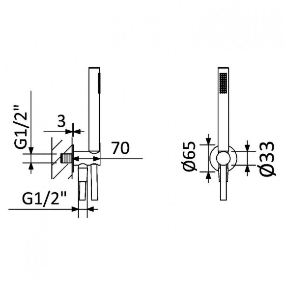 Душевой гарнитур Cezares Czr CZR-B-KD-M-SS Sunset Душевой гарнитур Cezares Czr CZR-B-KD-M-SS Sunset
