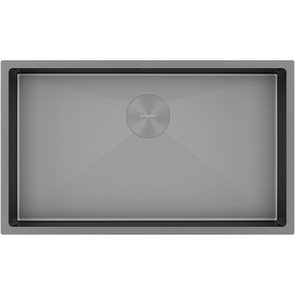 Кухонная мойка Paulmark Next 74 Uni PM217444-MG Матовый серый