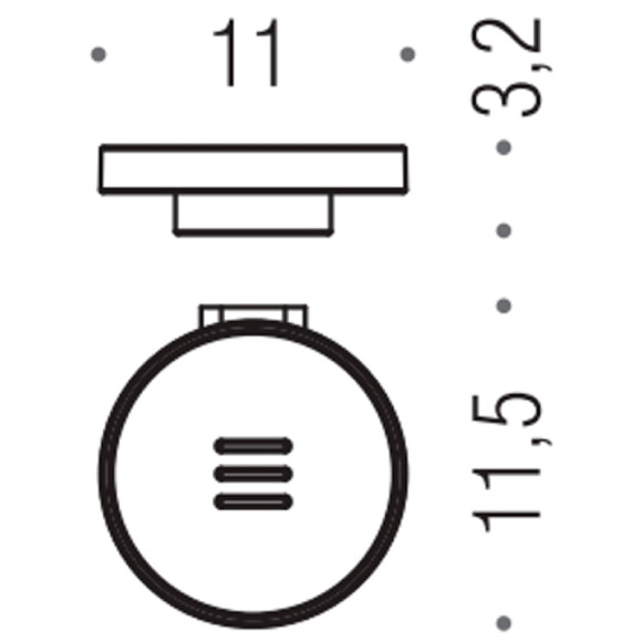 Мыльница Colombo Design Mini B4001.CR-VAN Хром