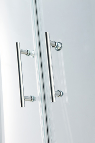 Душевой уголок Cezares Momento 100х100 MOMENTO-R-2-100-C-Cr профиль Хром стекло прозрачное