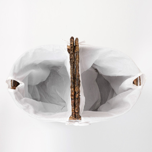 Корзина для белья WasserKRAFT Dill WB-611-L с крышкой Темно-коричневая Корзина для белья WasserKRAFT Dill WB-611-L с крышкой Темно-коричневая