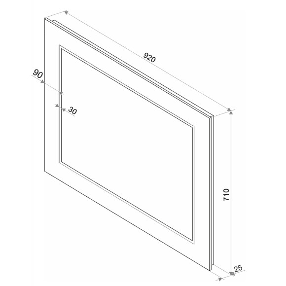 Зеркало Континент Vintage 920х710 ЗЛП27 с подсветкой Золото с сенсорным выключателем Зеркало Континент Vintage 920х710 ЗЛП27 с подсветкой Золото с сенсорным выключателем