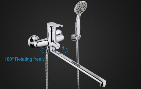 Смеситель для ванны Gappo G36 G2236 универсальный Хром