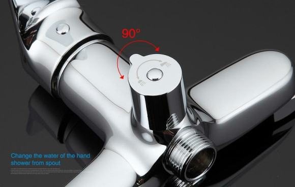 Смеситель для ванны Gappo G36 G2236 универсальный Хром