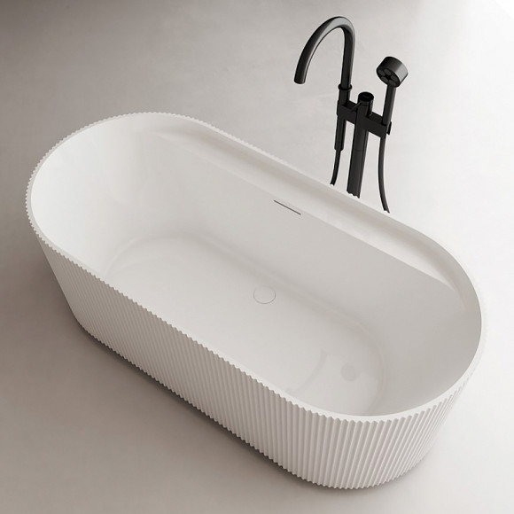 Акриловая ванна Abber 170х80 AB9444MW без гидромассажа Акриловая ванна Abber 170х80 AB9444MW без гидромассажа