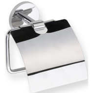 Держатель туалетной бумаги Bemeta Alfa 102512012 с крышкой Хром Держатель туалетной бумаги Bemeta Alfa 102512012 с крышкой Хром