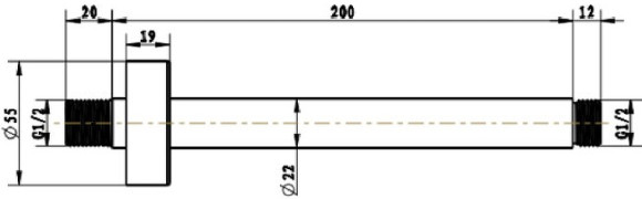 Кронштейн для верхнего душа Villeroy&Boch TVC00045352061 Хром Кронштейн для верхнего душа Villeroy&Boch TVC00045352061 Хром