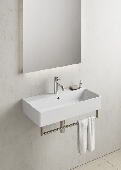 Раковина GSI Kube X 70 9455111 Белая Раковина GSI Kube X 70 9455111 Белая