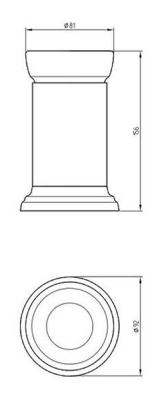 Стакан для зубных щеток Migliore Mirella 17226 Хром Стакан для зубных щеток Migliore Mirella 17226 Хром