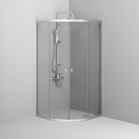 Душевой уголок AM.PM X-Joy Twin Slide 90х90 W88G-205-090MT64 профиль Хром матовый стекло прозрачное Душевой уголок AM.PM X-Joy Twin Slide 90х90 W88G-205-090MT64 профиль Хром матовый стекло прозрачное