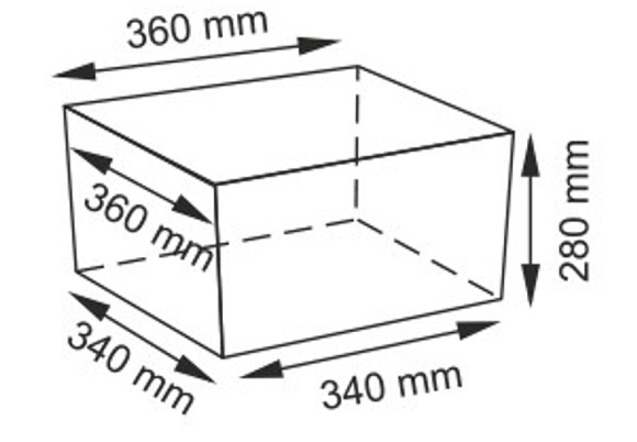 Корзина для аксессуаров WasserKRAFT Lopau WB-320-L Белая