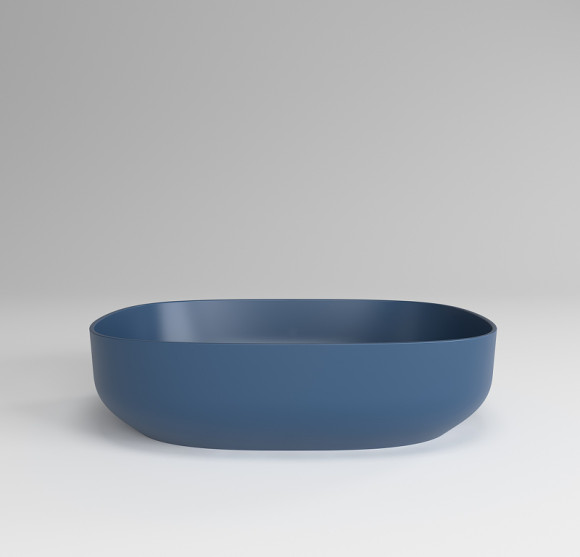 Раковина-чаша Plumberia Selection VELOMA OVAL BDT 48x12.5x38 Blu Denim Раковина-чаша Plumberia Selection VELOMA OVAL BDT 48x12.5x38 Blu Denim