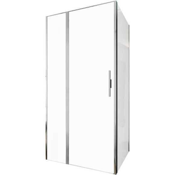 Душевая стенка Allen Brau Priority 80 3.31040.00 профиль Хром стекло прозрачное