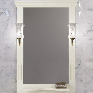 Зеркало Opadiris Риспекто 65 00-00007056 Слоновая кость с выключателем