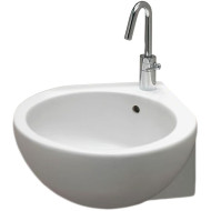 Раковина Hatria You and Me 46 L Y0H601 угловая Белая Раковина Hatria You and Me 46 L Y0H601 угловая Белая