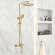 Душевая система Vincea Desire VSFS-1D1TBG с термостатом Брашированное золото