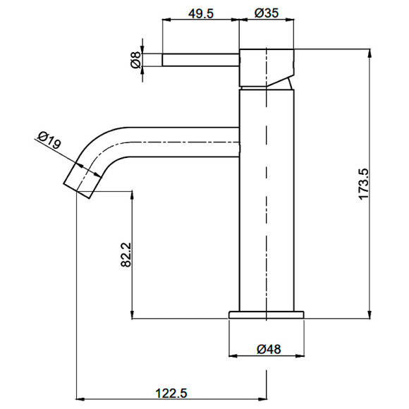Смеситель для раковины AQUAme Siena AQM6210GG Золото глянцевое Смеситель для раковины AQUAme Siena AQM6210GG Золото глянцевое