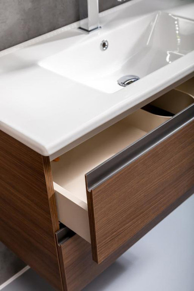 Тумба под раковину Boheme Armadi Art Capolda 100 849-100-D подвесная Dark wood