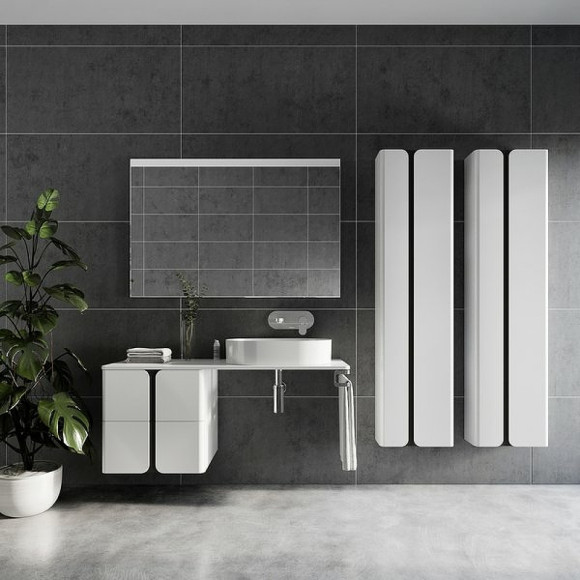 Шкаф пенал Ravak SB Balance 40 X000001374 подвесной Белый Графит Шкаф пенал Ravak SB Balance 40 X000001374 подвесной Белый Графит