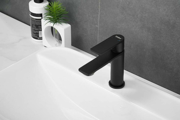 Смеситель для раковины Haiba HB10639-7 Черный матовый Смеситель для раковины Haiba HB10639-7 Черный матовый