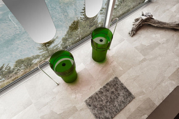 Раковина Abber Kristall 45 AT2701Emerald Зеленая Раковина Abber Kristall 45 AT2701Emerald Зеленая