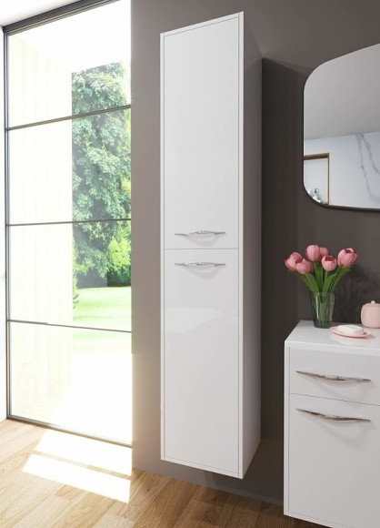 Шкаф пенал Эстет Barcelona 35 L ФР-00003584 подвесной Белый Шкаф пенал Эстет Barcelona 35 L ФР-00003584 подвесной Белый