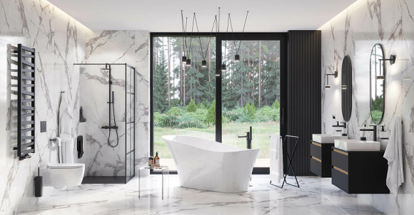 Зеркало Excellent Revia 50 DOEX.RE100.050.BL Черное матовое