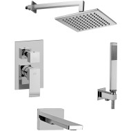 Душевая система Paffoni Elle KITEL019CR120KING Хром Душевая система Paffoni Elle KITEL019CR120KING Хром