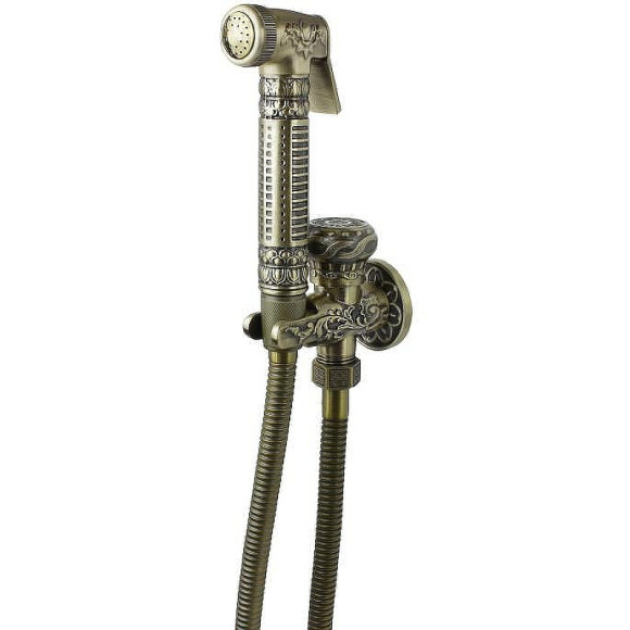 Гигиенический душ с запорным вентилем Bronze de Luxe Royal 10235 Бронза Гигиенический душ с запорным вентилем Bronze de Luxe Royal 10235 Бронза