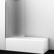 Шторка на ванну WasserKRAFT Berkel 80 L 48P01-80 LM профиль Хром стекло матовое