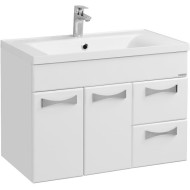 Тумба под раковину Aquaton Диор 80 1A167801DR010 подвесная Белая Тумба под раковину Aquaton Диор 80 1A167801DR010 подвесная Белая