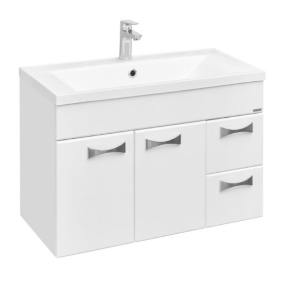 Тумба под раковину Aquaton Диор 80 1A167801DR010 подвесная Белая Тумба под раковину Aquaton Диор 80 1A167801DR010 подвесная Белая