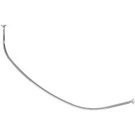 Карниз для ванны 1MarKa Gracia 150x100 05гр1510г Хром