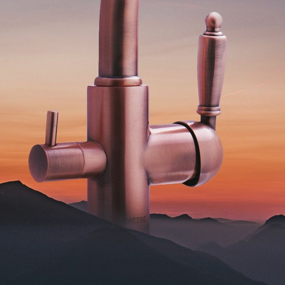 Смеситель для кухни Swedbe Selene Plus 8044 Медь Смеситель для кухни Swedbe Selene Plus 8044 Медь