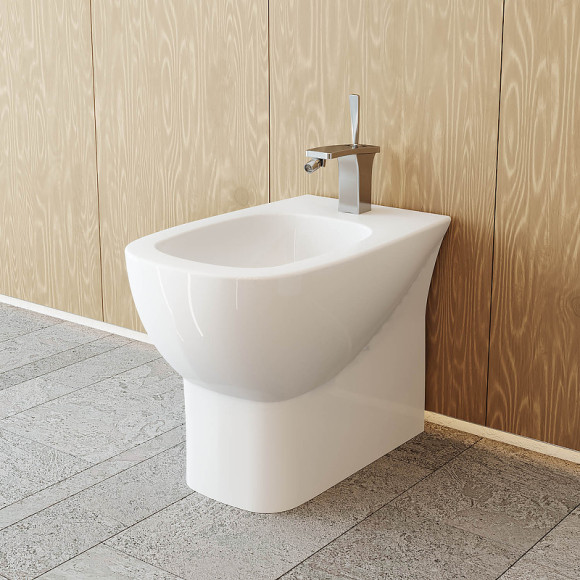 Биде Sanita Luxe Infinity BD.FS/Infinity/C/WHT.G/S1 Белое