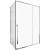 Душевой уголок Allen Brau Fantasy 140x80 3.11008.00 + 3.11011.00 профиль Хром стекло прозрачное