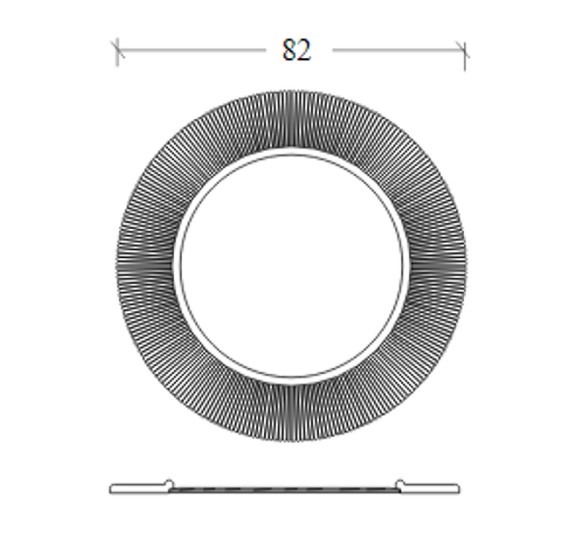 Зеркало Boheme NeoArt Shine 82 528-SL Серебро