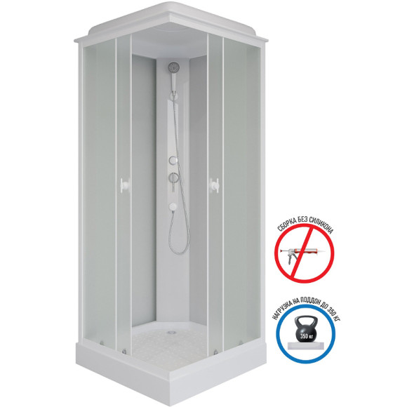 Душевая кабина Niagara Promo 90x90 P90/13Q/MT без гидромассажа Душевая кабина Niagara Promo 90x90 P90/13Q/MT без гидромассажа