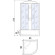 Душевая кабина River Nara Light 90х90 MT 10000003575 с поддоном Душевая кабина River Nara Light 90х90 MT 10000003575 с поддоном