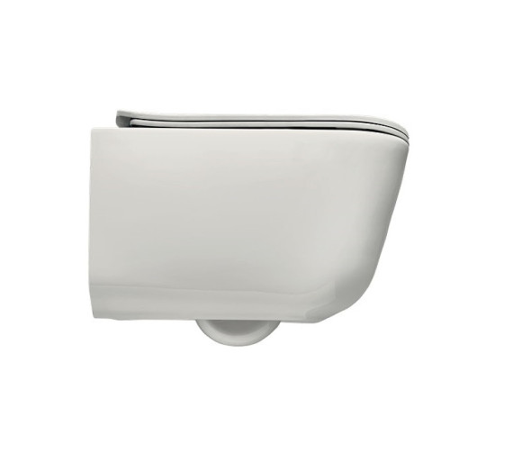 Унитаз Kerasan Tribeca 511430 подвесной Белый матовый без сиденья Унитаз Kerasan Tribeca 511430 подвесной Белый матовый без сиденья