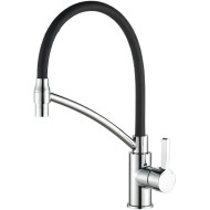 Смеситель для кухни Haiba HB73643-7 Хром Черный