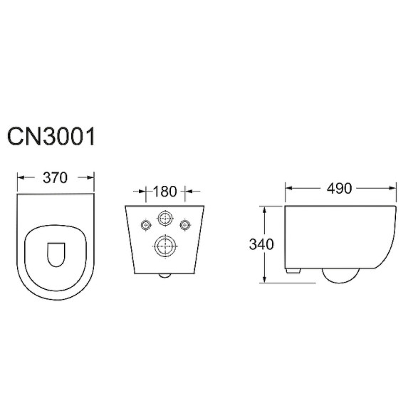 Комплект унитаза Ceramicanova Play CN3001 с инсталляцией Geberit Duofix Sigma UP320 111.300.00.5 с сиденьем Микролифт