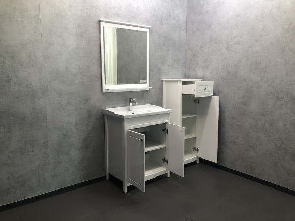 Зеркало Comforty Тбилиси 70 00003132631 Белый глянец Зеркало Comforty Тбилиси 70 00003132631 Белый глянец