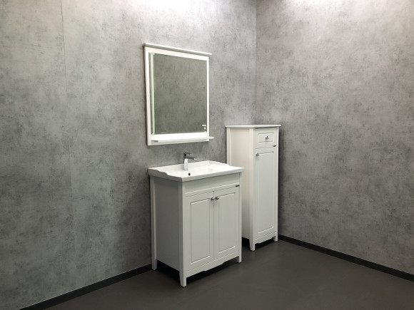 Зеркало Comforty Тбилиси 70 00003132631 Белый глянец Зеркало Comforty Тбилиси 70 00003132631 Белый глянец