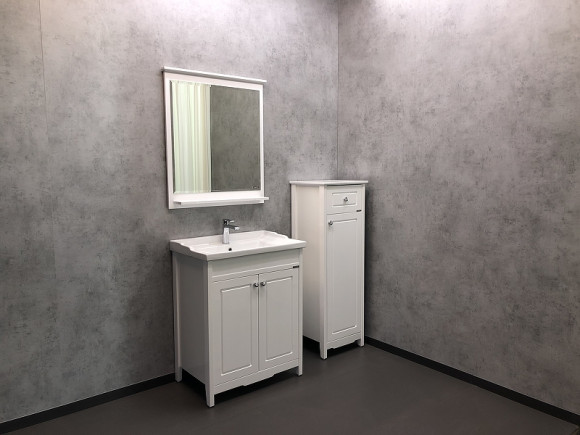 Зеркало Comforty Тбилиси 70 00003132631 Белый глянец Зеркало Comforty Тбилиси 70 00003132631 Белый глянец