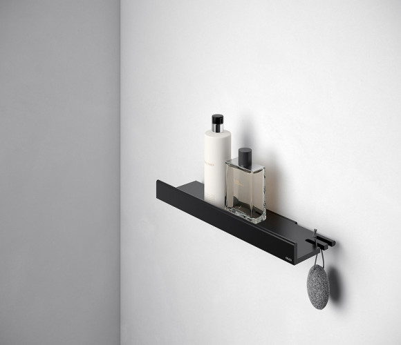 Металлическая полка Keuco Collection Reva 12858 370000 Черная матовая