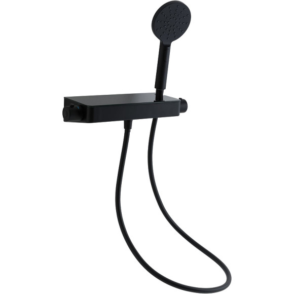 Смеситель для душа Allen Brau Fantasy 5.11002-31 с термостатом Черный матовый Смеситель для душа Allen Brau Fantasy 5.11002-31 с термостатом Черный матовый