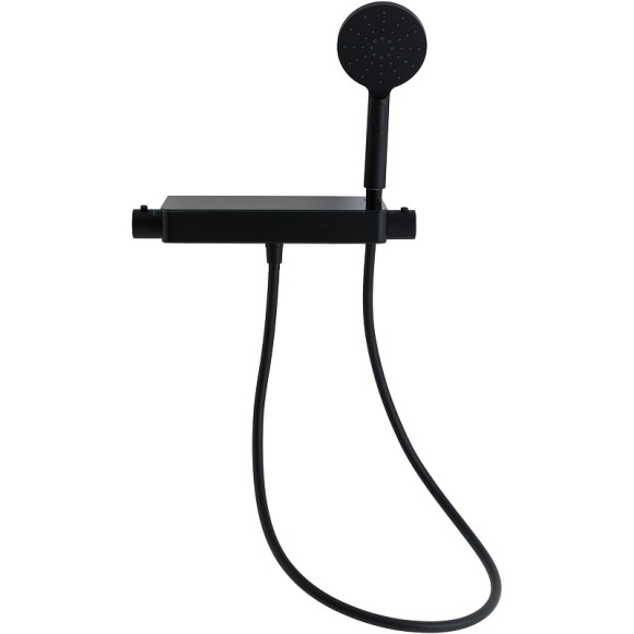 Смеситель для душа Allen Brau Fantasy 5.11002-31 с термостатом Черный матовый Смеситель для душа Allen Brau Fantasy 5.11002-31 с термостатом Черный матовый